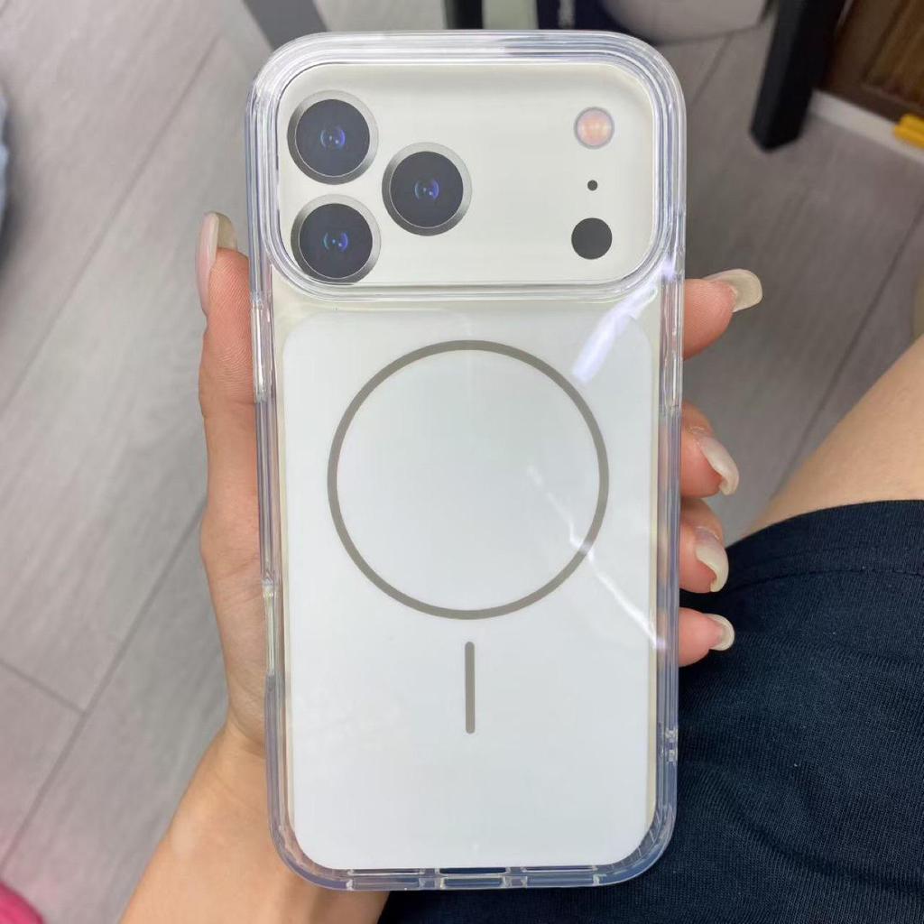 iPhone 17 Pro Max Transparent Magnetic Anti-Fall Case