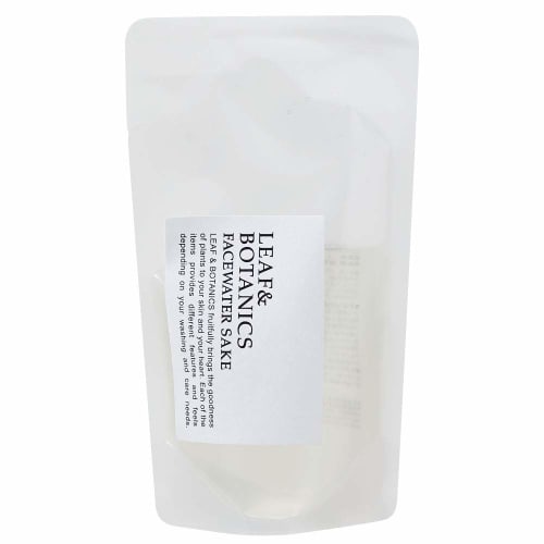 

Leaf & botanics face water junmai sake refill lotion junmai sake/sake kasu scent unscented off white 90ml x 1