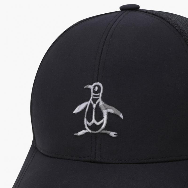 MunSingwear Men S Penguin Logo meSh Cap Black Mq321mcp74