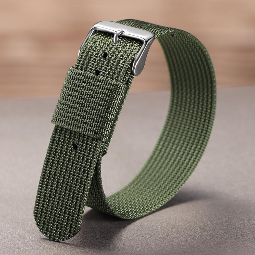 Nylon Watch Band 18mm 20mm 22mm Comfortable Watch Straps for Omega for Seiko Military Sports Watch Strap for Men Women Watchband