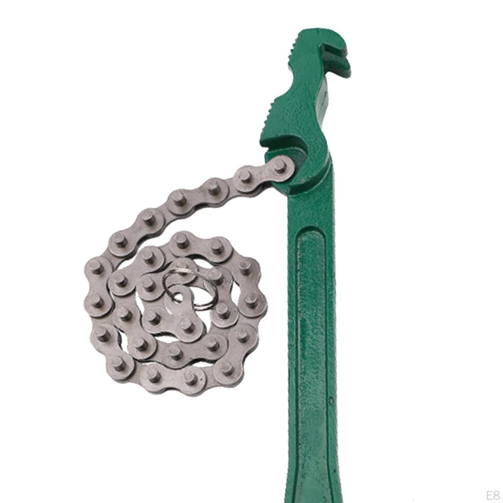 Strap Wrench Engine Opener High Carbon Steel Handle Auto Tools Multipurpose Removal