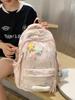 Girl Backpack School Bag With Nylon Material For Middle School Students