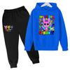 Kids' Hoodie and Pants Set for Boys and Girls - Anime Character Sweatshirt, Spring and Autumn Kids' Outfit
