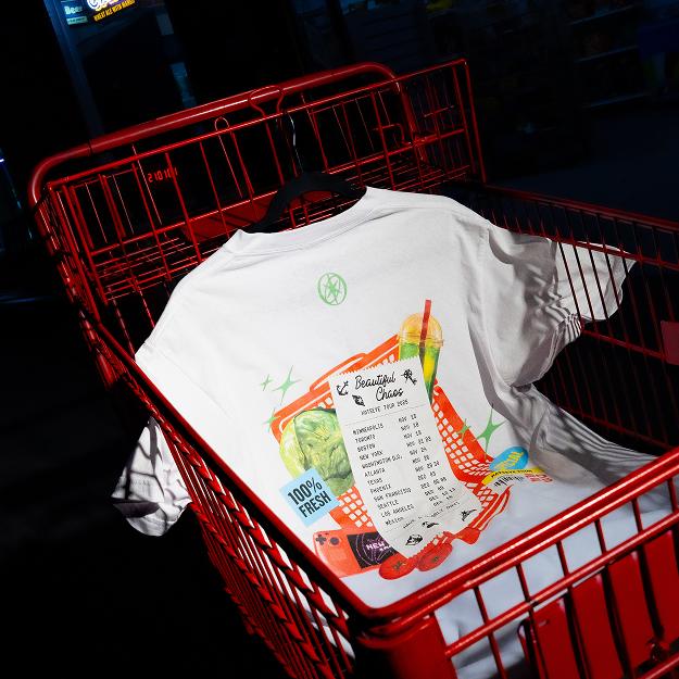 Předobjednávka KATSEYE THE BEAUTIFUL CHAOS TOUR Routingové tričko