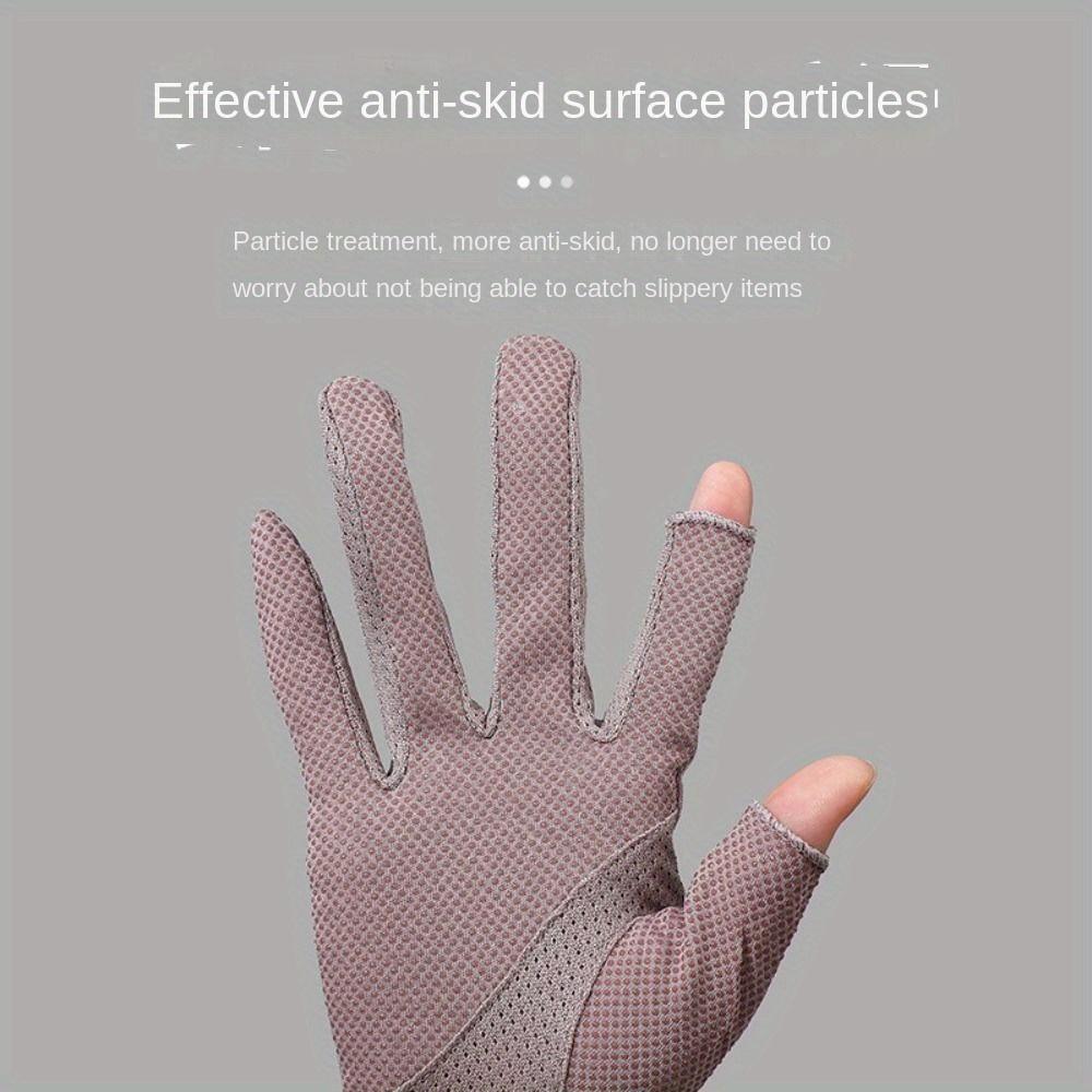 1Pair of Lightweight Lace Elastic Gloves for Summer Riding and Driving, Ideal for Running