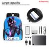 Fortnite Large Capacity Backpack Pencil Case Set - Cartoon Gaming School Supplies for Kids 5-8 Years, Unisex Gift