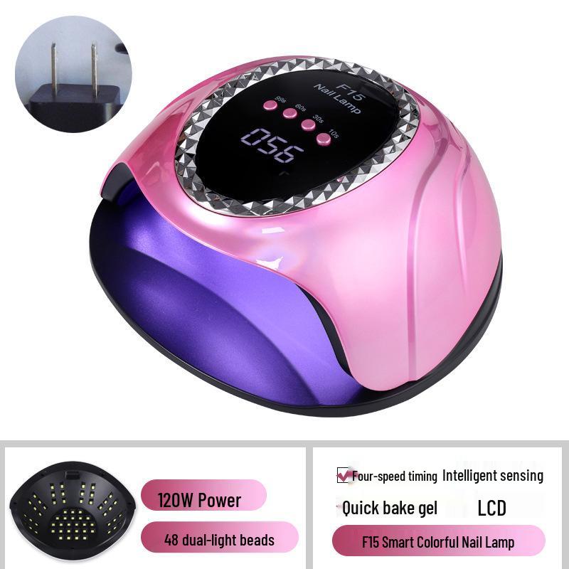 Dual-Hand Smart Sensor LED/UV Nail Lamp for Gel Polish Phototherapy