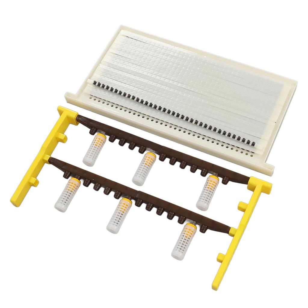Queen Bee Rearing Kit Beekeeping Cell Cup Queen Bee Rearing Frame Set for Beekeepers