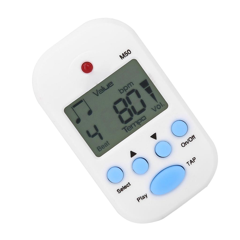 Mini Digital Beat Tap M50 Tempo Metronom Clip Musikinstrumente