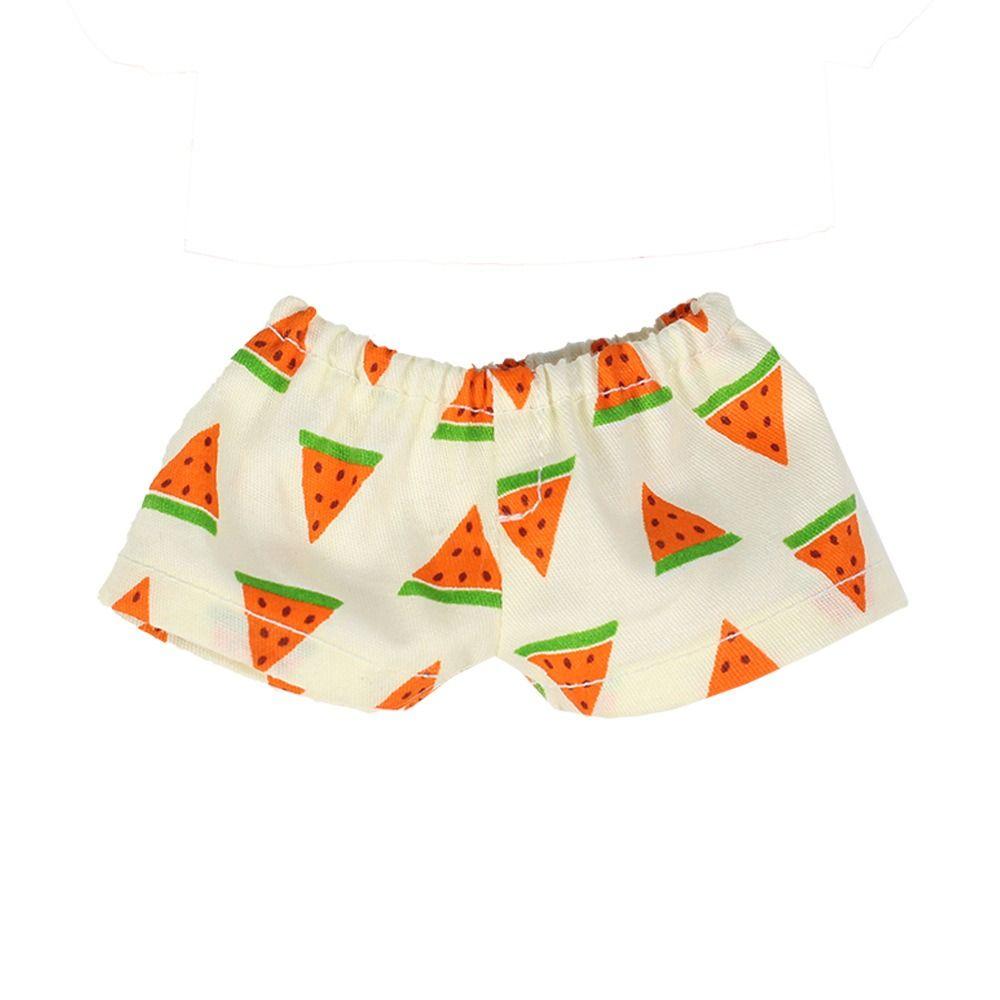 20cm Doll Fruit Beach Pajamas Fashion Doll Mini Sleep Wear Overall Clothes For Stuffed Cotton Dolls Toys Accessories Idol Doll