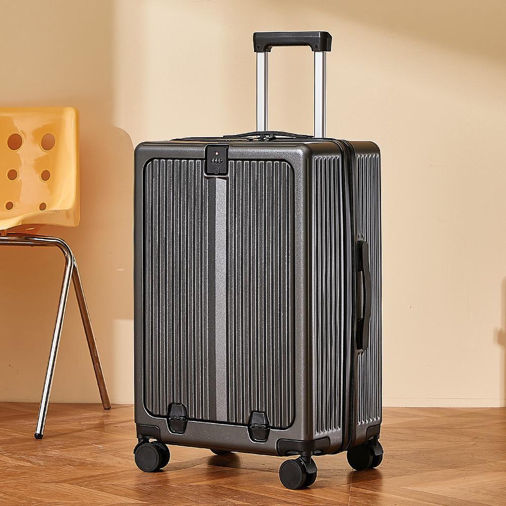 Valise multifonctionnelle Yongsheng: Ouverture frontale, antichute, tailles 24" et 26", grande capacité, roues universelles silencieuses.