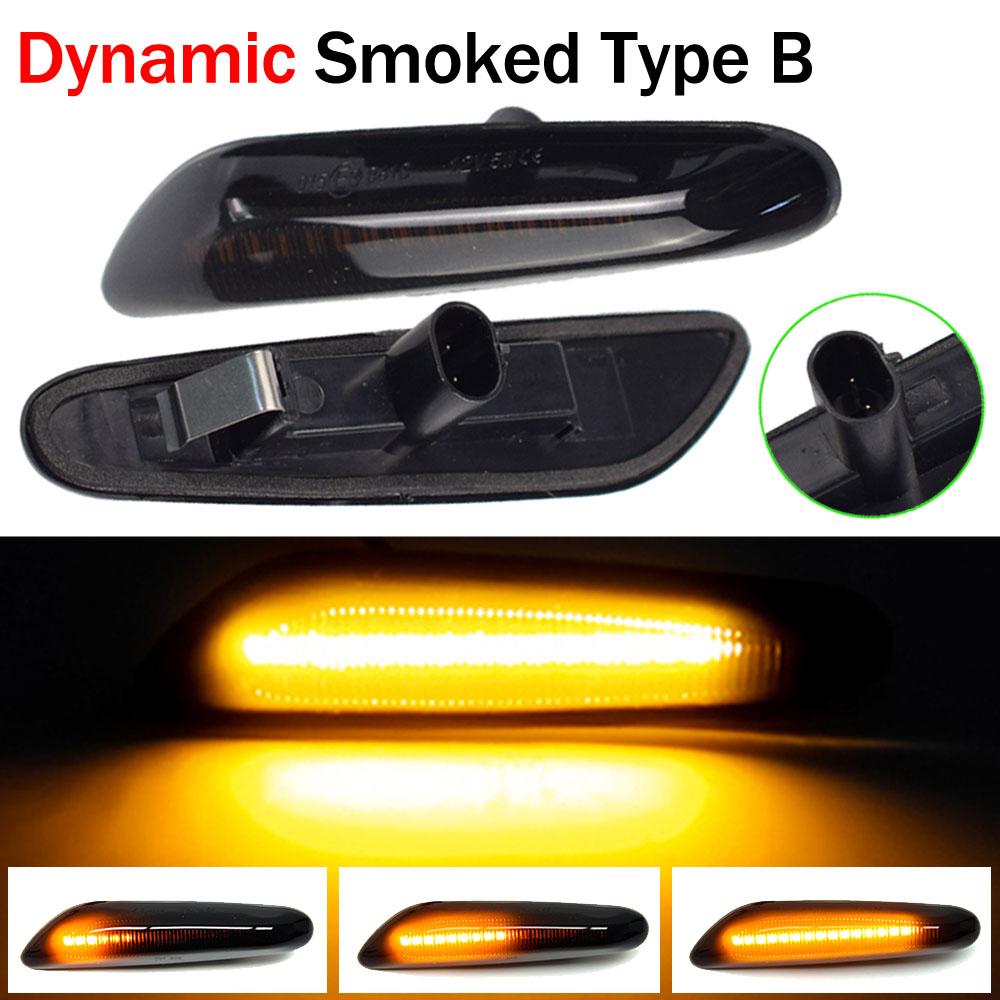 2pcs for BMW Led Dynamic Side Marker Turn Signal Light Sequential Blinker Light for E90 E91 E92 E93 E60 E87 E82 E46 Error Free