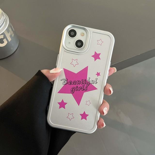 

Мягкий противоударный силиконовый чехол со звездами для девочек для Iphone 11 12 Pro Max Xsmax X Xr 14 13 Promax Cute Ins Back Shell Fundas For iphone 14plus