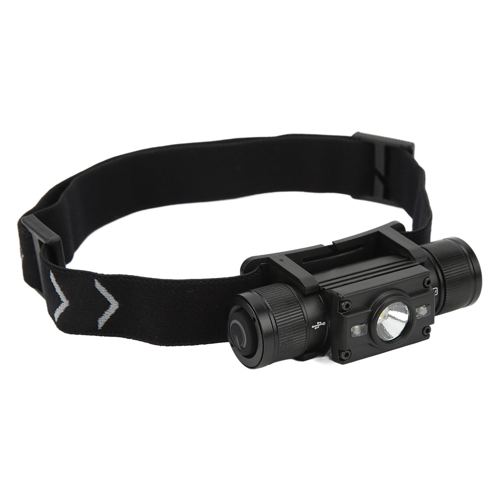 

Светодиодный налобный фонарик, супер яркий, перезаряжаемый по USB, IPX6, водонепроницаемый светодиодный налобный фонарь для улицы белый