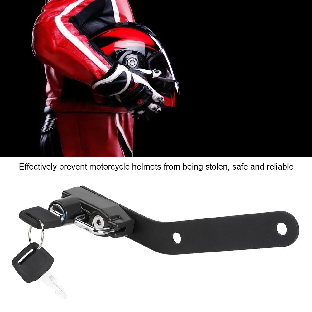 Motorradhelm-Schloss Diebstahlschutz Passend für SUZUKI GSX R1000 R L7 2017+(Schwarz )