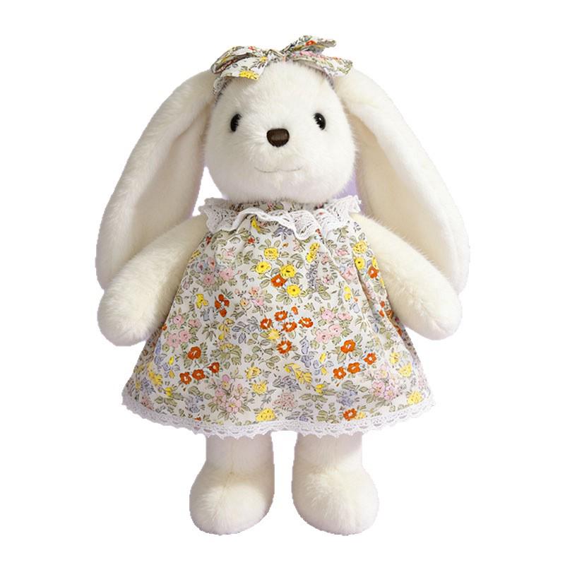 Three-Color Rabbit Plush Doll: Cute, Detachable, Soothing Toy for Kids & Girlfriends, Perfect Birthday Gift