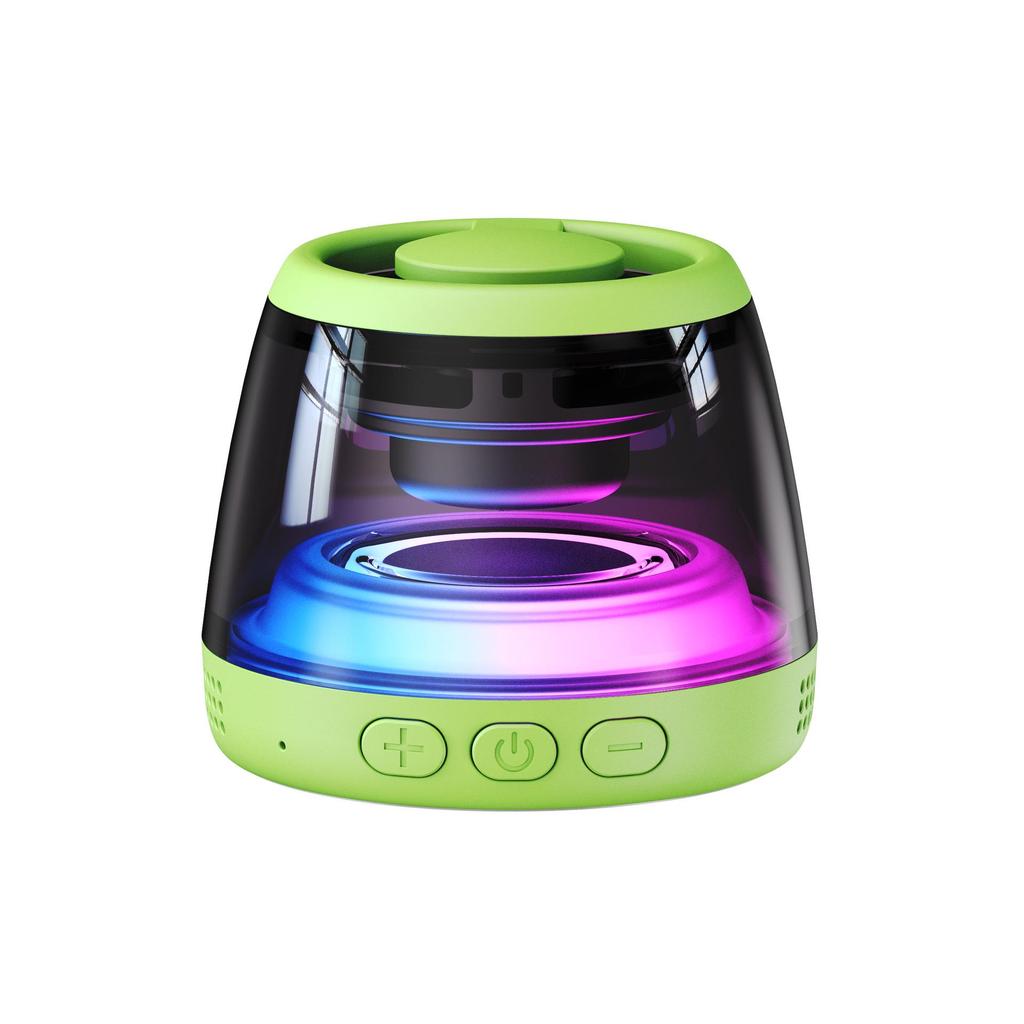 Magnetic Bluetooth Speaker Phone Stand with RGB Light and TWS Subwoofer for Outdoor Use