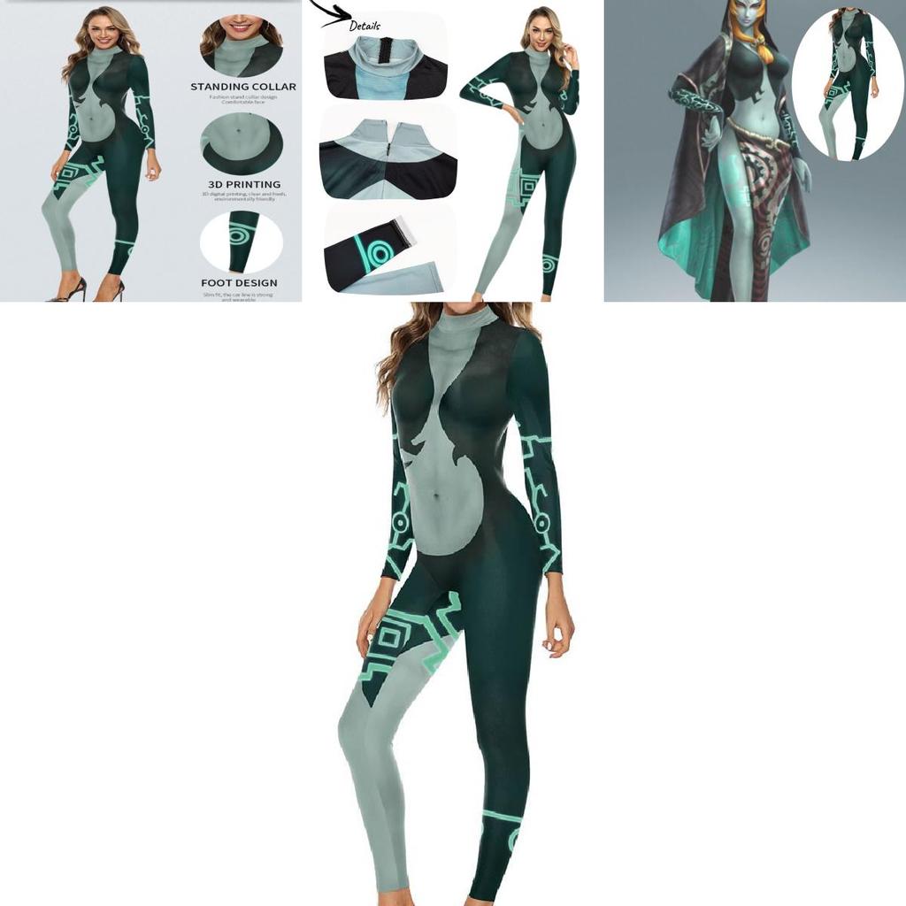 Costume Cosplay Per Fan Di Legend Of Zelda Twilight Princess Body Aderente