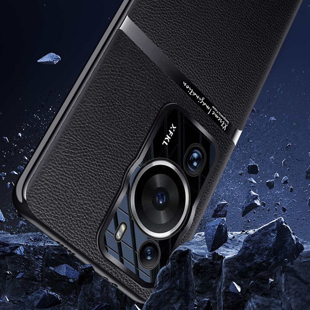 For Huawei P60 Pro Shockproof Case PC PU Leather Case Smartphone Protective Cover