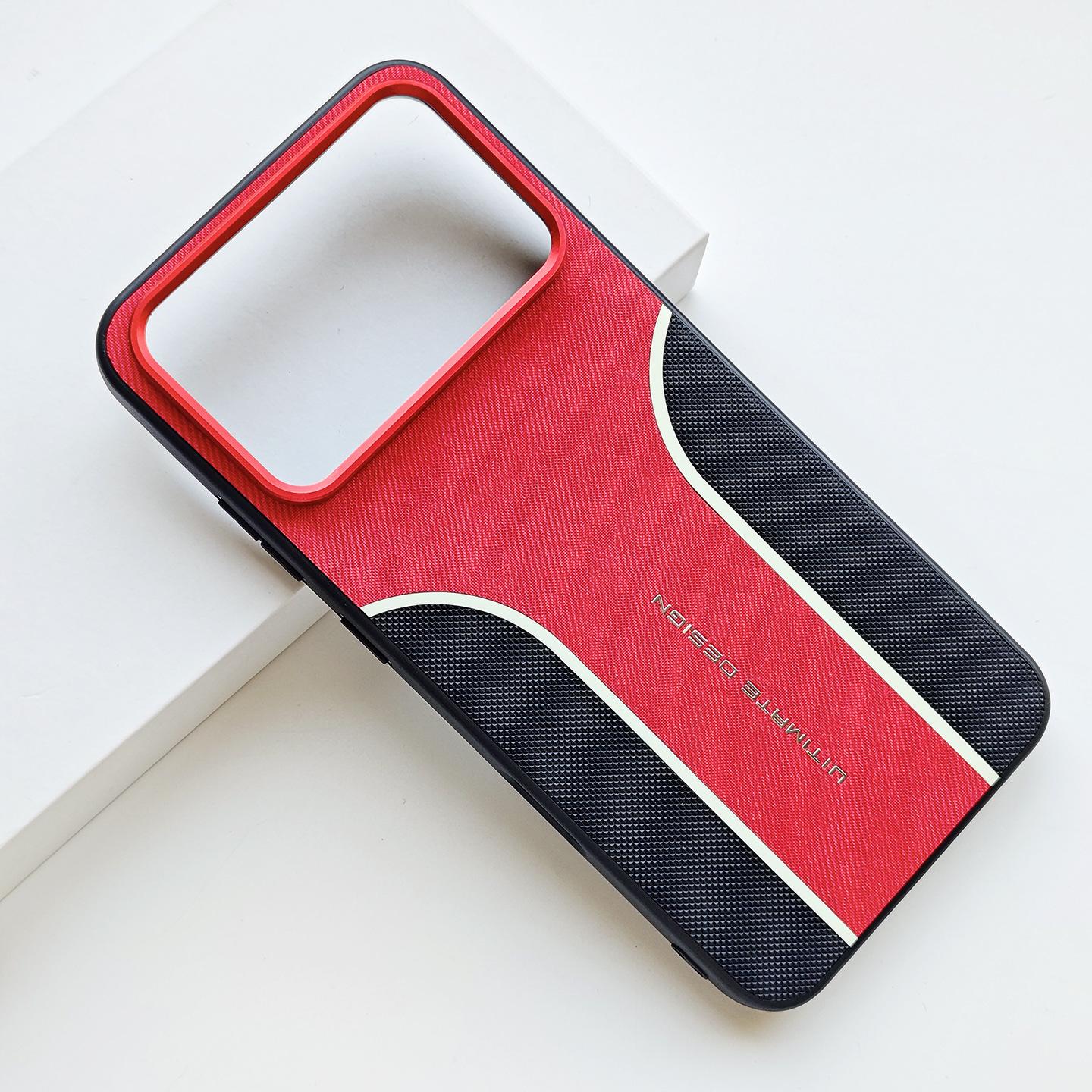 

For Honor Win & Honor Win RT Case PU Leather Skin Friendly Contrast Color Keys Lens Frame Protective Back Soft Case Cover Honor Win RT