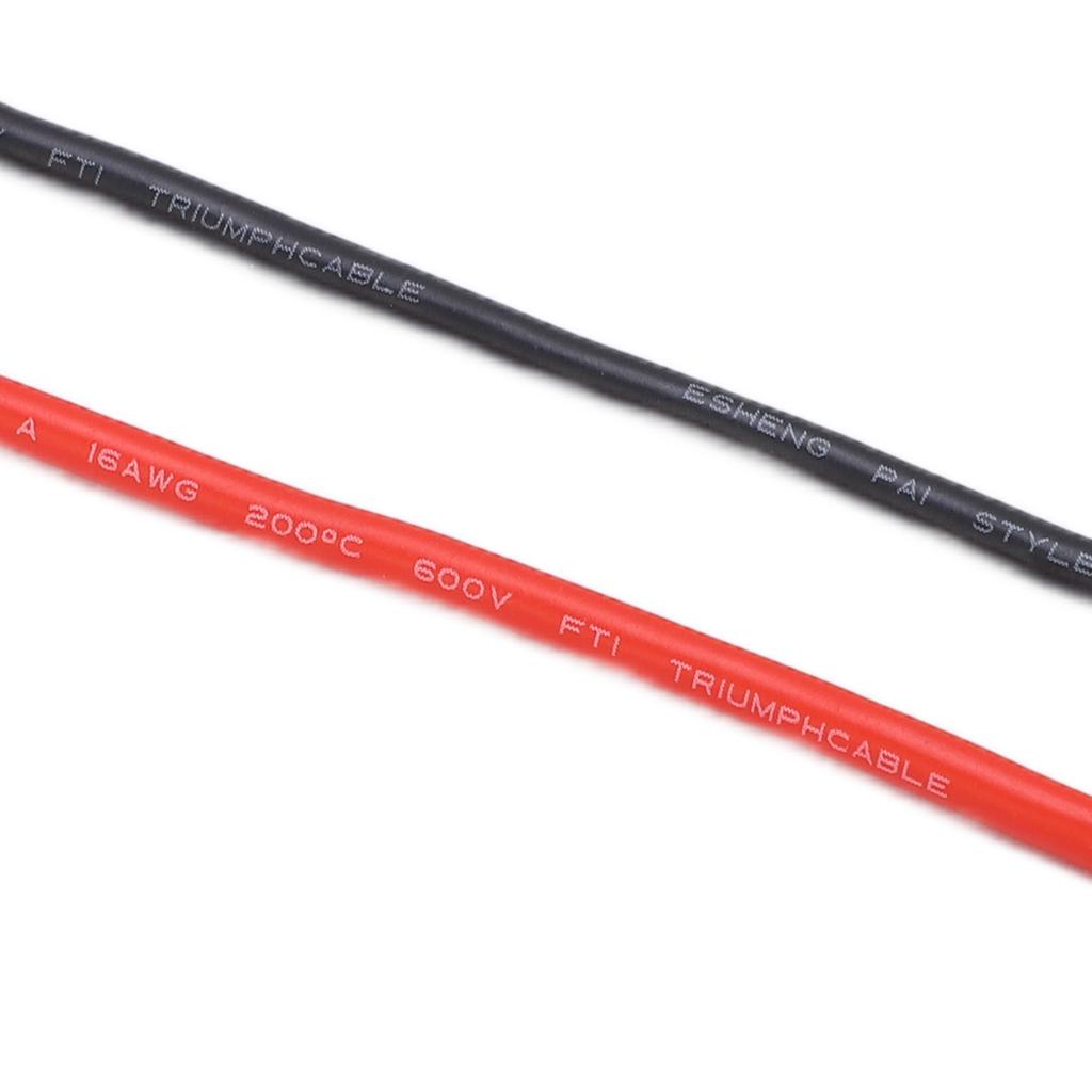 10pcs RC Motor Cable Durable Soft Not Easily Break Reliable Bullets Connector Extension Cable for Brush Motor