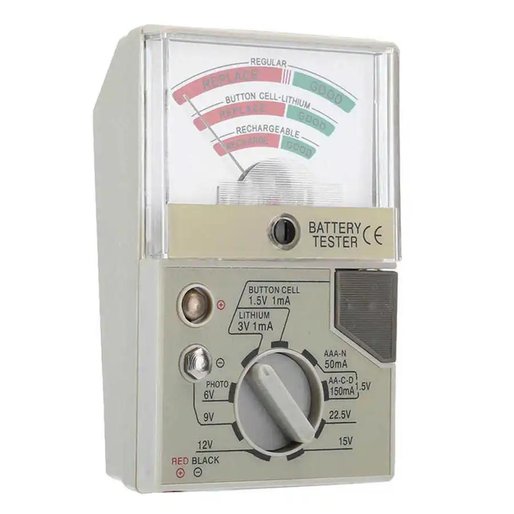 Watch Battery Meter Analyzers 10x7cm High Accuracy for Small Electronics Gadgets Clear Readings in Low Light Environment