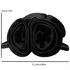 Retro Solid Fabric Rose Hair Clip for women Elegant Shark Clip Girls Hair claw Hair accessories
