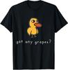 Funny Duck Got Any Grapes Summer Humor Design T-Shirt