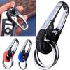 Car Keychains Outdoor Buckle Rock Climbing Keychain Stainless Steel High Quality Key Ring Keys Chain Hooks Men's Gifts Auto Part