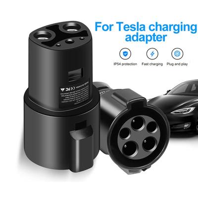 Adattatore di ricarica per veicoli elettrici per tipo 1 J1772 a Tesla modello XY 3 S per connettore caricabatterie EV Presa per pistola di conversione EVSE