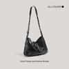Autumn New Women's Bags Fashion Cool Pull Trend Large Capacity Retro Style Shoulder Messenger Bag Versatile Underarm Bag