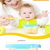 4/6 Stück Babykost Gefrierbehälter Aufbewahrungsbehälter Babykost Aufbewahrungsbehälter Blöcke mit Aufbewahrungstablett