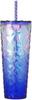 Starbucks Logo Cold Cup Tumbler, Gradient Holiday 2024, 710ml, Starbucks Venti, Blue