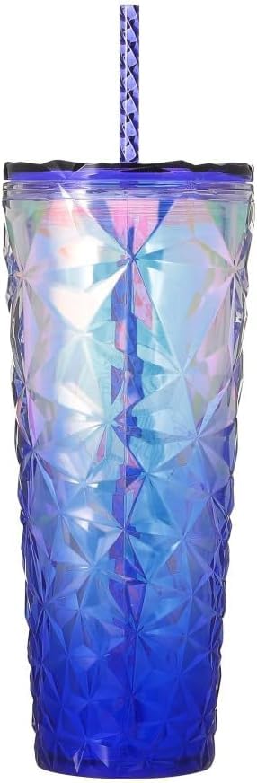 Starbucks Logo Cold Cup Tumbler, Gradient Holiday 2024, 710ml, Starbucks Venti, Blue