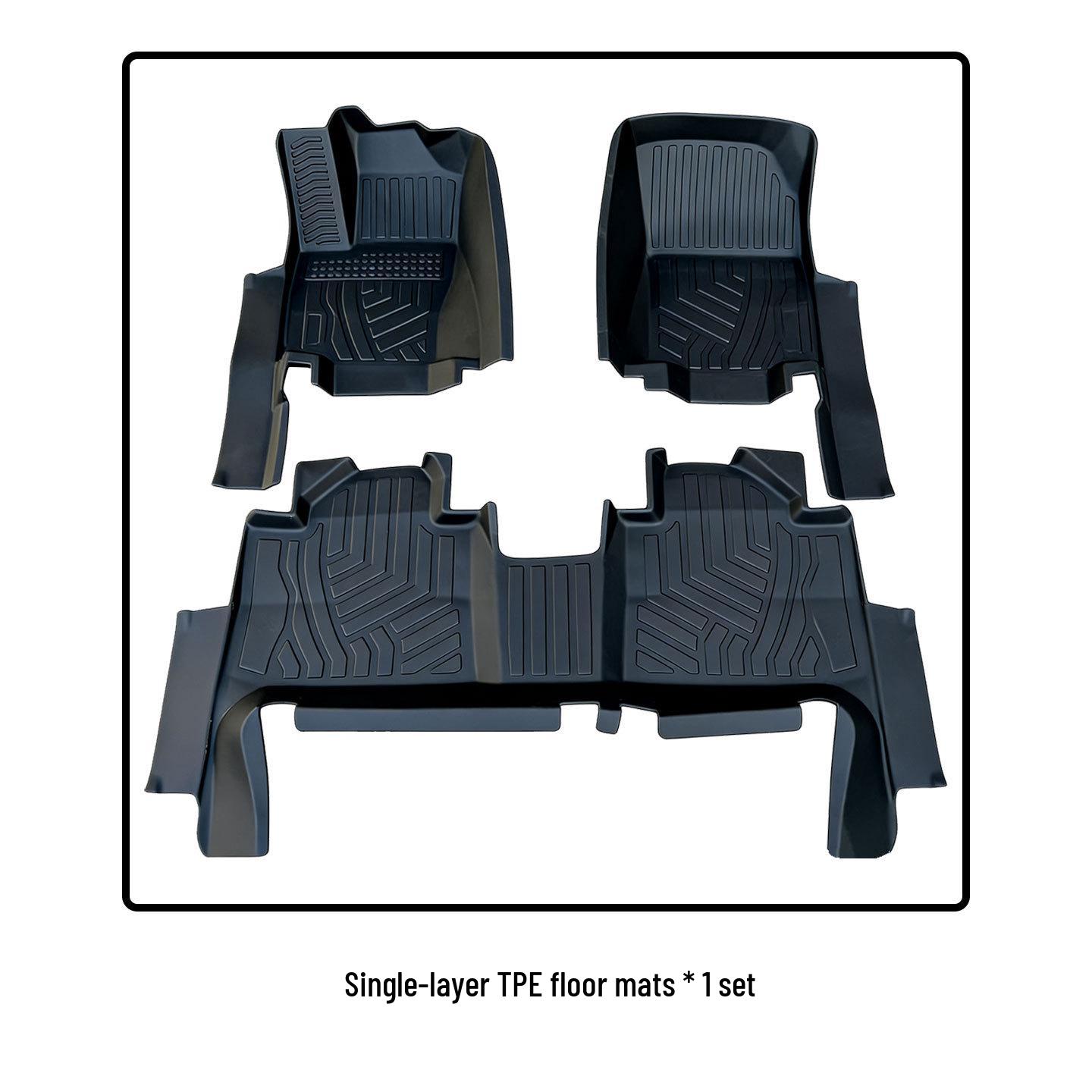 

Eco-friendly, Odorless, Wear-resistant TPE Car Floor Mats for Tank 400-Z with Double Layer & Door Sill Coverage.