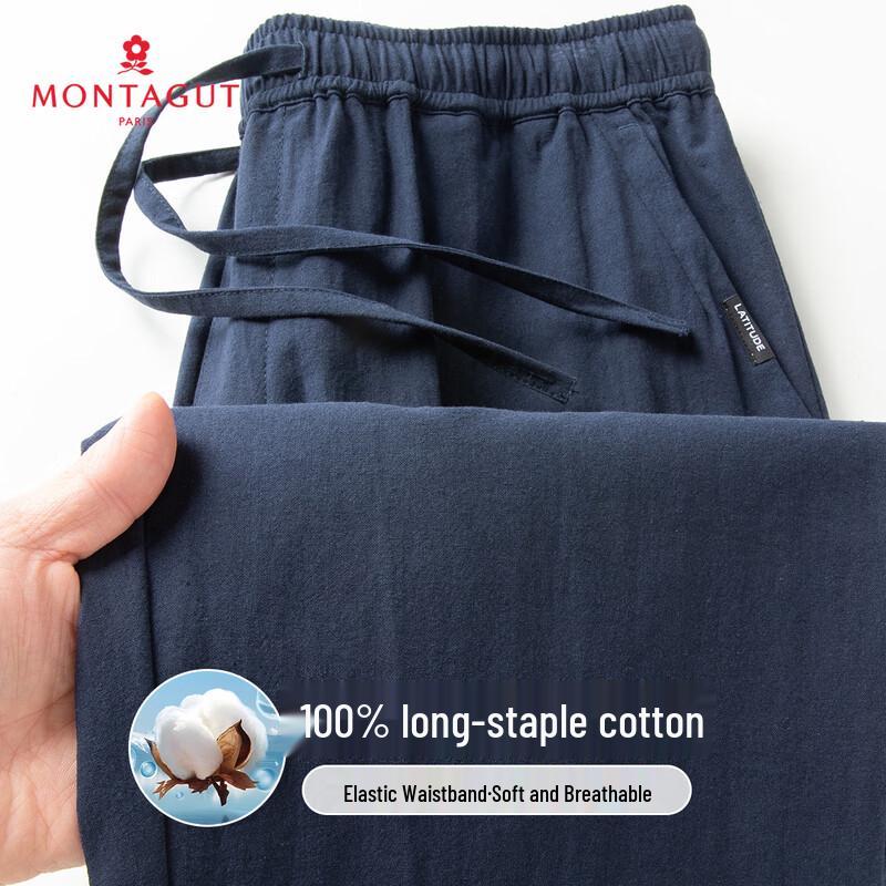 

MONTAGUT Men s 100% Long-Staple Cotton Casual Pants 3XL