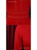 African Plus Size Women's Elegant Stand Collar Big Swing Dress