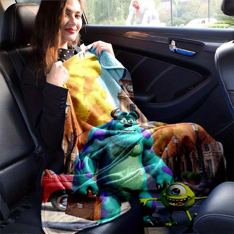 1pc, Soft and Cozy Monster Inc. Inspired Blanket, Perfect for All Seasons, Soft Flannel Throw Blanket, Versatile & Cozy for Bedroom, Living Room, Trav