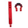 RC Trailer Hitch Tow Hook Alloy Metal RC Trailer Hitch Tow Hook Kit for 1 8 1 10 Scale Crawler Red Hook