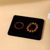 Velvety Jewelry Display Tray Exquisite Jewellery Holder Portable Rings Earrings Necklace Organizer Tray Storage Holder