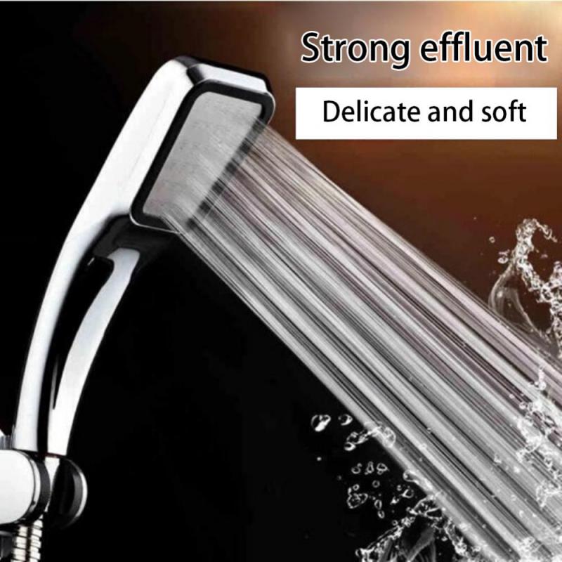 High Pressure Shower Head Rainfall Shower Head 300 Holes Shower Head Water Saving Filter Spray Nozzle High Pressure Water Saving