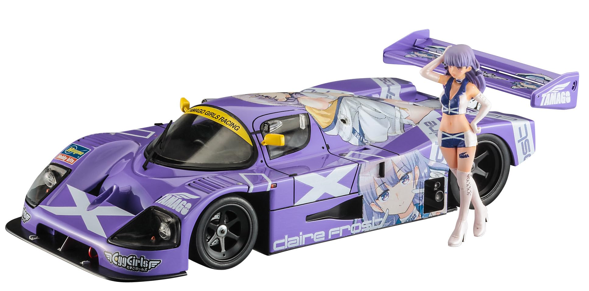 

Hasegawa Sauber Mercedes C9 Claire Frost with Figure Plastic Model SP582 1/24