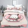 Cute Pochacco Dog Bedding Sets Comforter Cover Bed Cover Duvet Cover Pillow Case 2-3 Pieces Sets Kids Adult Bedroom Decor