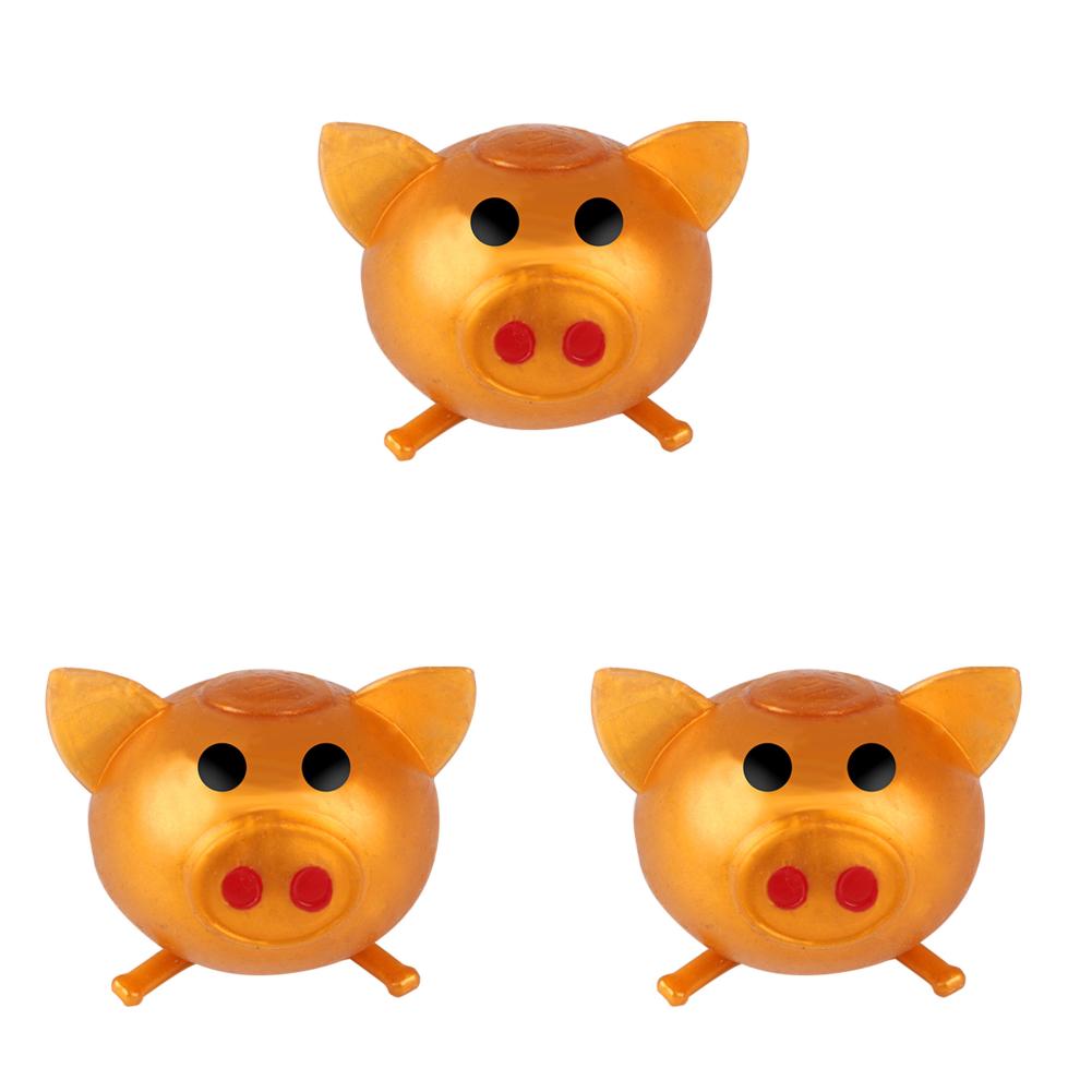 

10 шт. желейных свиней, милые игрушки, антистресс, мягкая сжимаемая свинья, детский подарок, мягкие липкие фигурки свиней, креативный дизайн для мальчиков и девочек