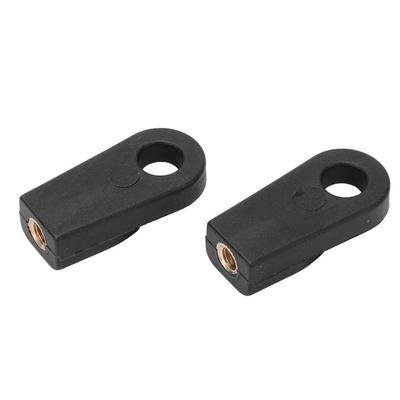 2er Set Kupfer Außenborder Steuerkasten Kabelverbinder 1,38*0,43 Zoll Schwarzer Gassteuerkasten Kabelverbinder ABS