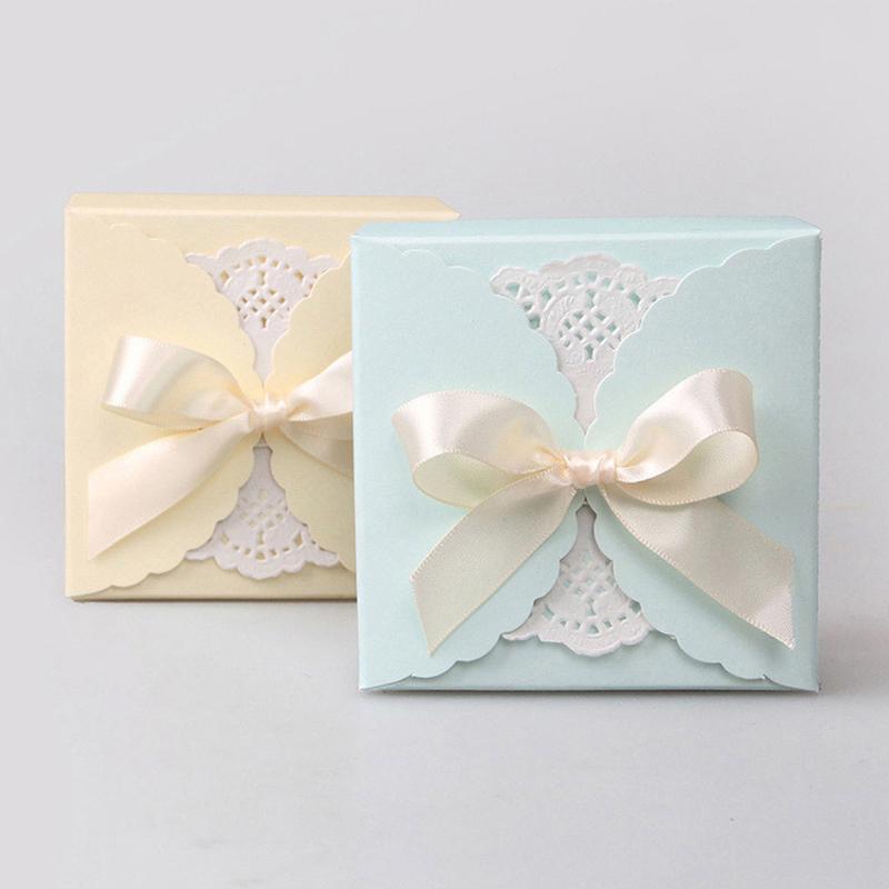 5Pcs Paper Handmade Soap Folding Box Candy Gift Colored Wedding Paper Box Minimalist Packaging Gift Box
