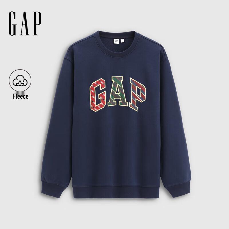 

Gap Unisex Logo Patch Fleece Sweatshirt 2XL