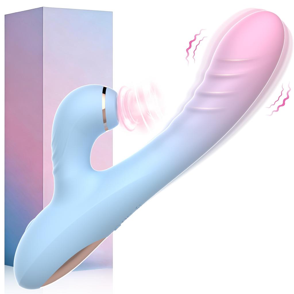 2 IN 1 Dildo Vibrator Sucking Vacuum Stimulator For Female G-Spot Clitoris Stimulator Vagina Massager Dildo Sex Toys for Women