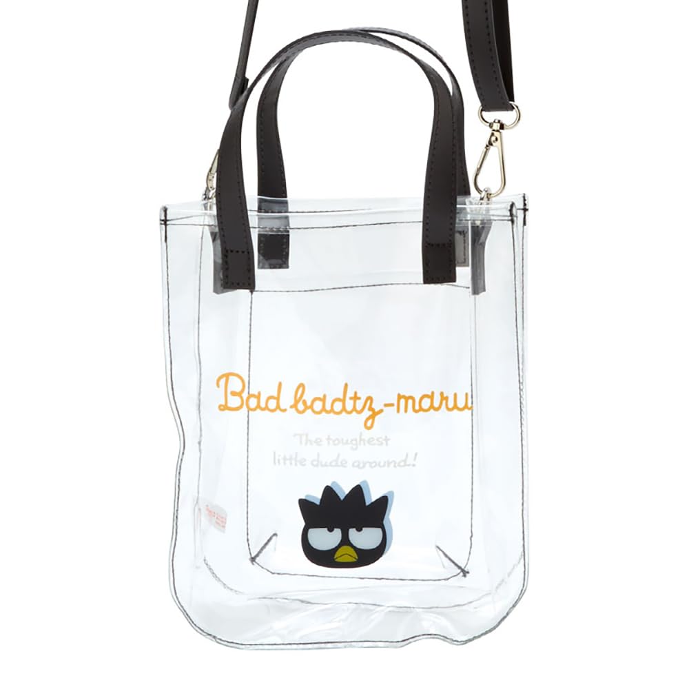 Sanrio Clear handbag with shoulder bag Bad BAD Character 183148 (SANRIO) Badtz-Maru Badtz-maru Badtz-maru BADTZ-MARU 21×17×7.5cm