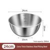 ZISIZ Food Grade 316 Stainless Steel Basin